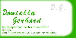 daniella gerhard business card